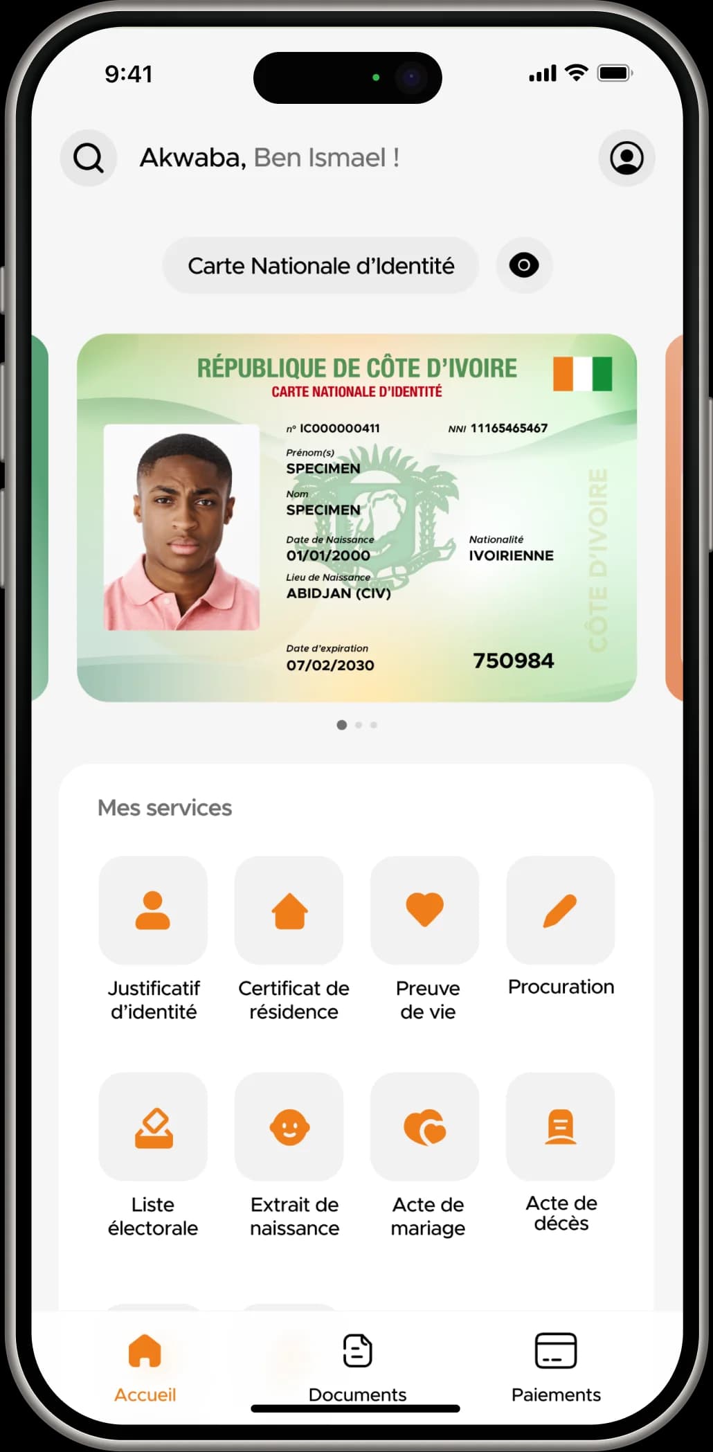 CI Identité App